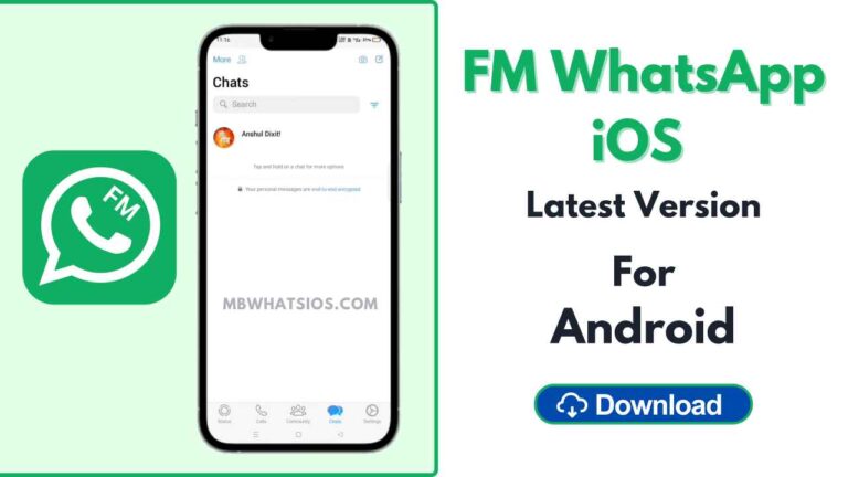 FM WhatsApp iOS Descargar (Última versión V8.0) Para Android